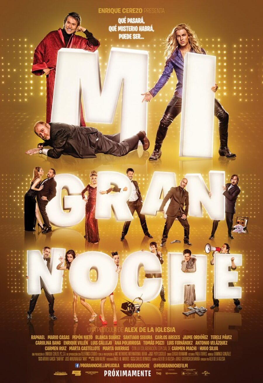 Cartel de Mi gran noche - España