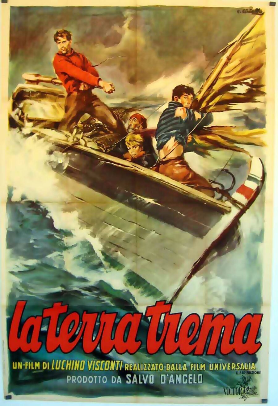 Cartel de La tierra tiembla - Italia