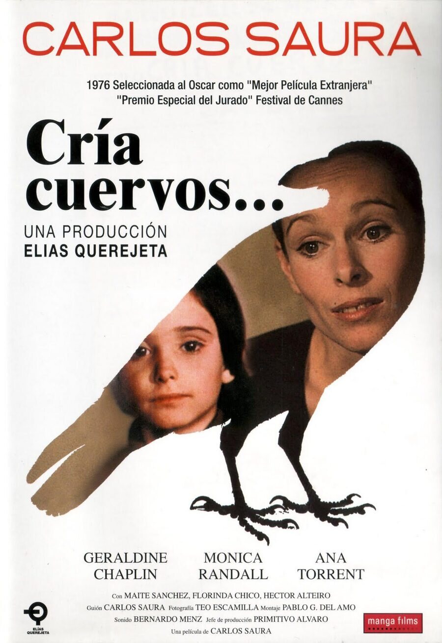 Cartel de Cría cuervos - España