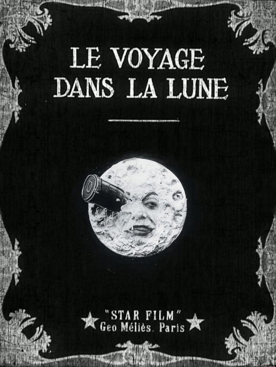 Cartel de Viaje a la luna - Francia