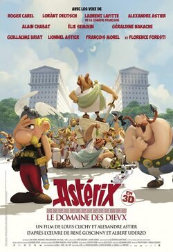 Cartel de Astérix: La Residencia de los Dioses