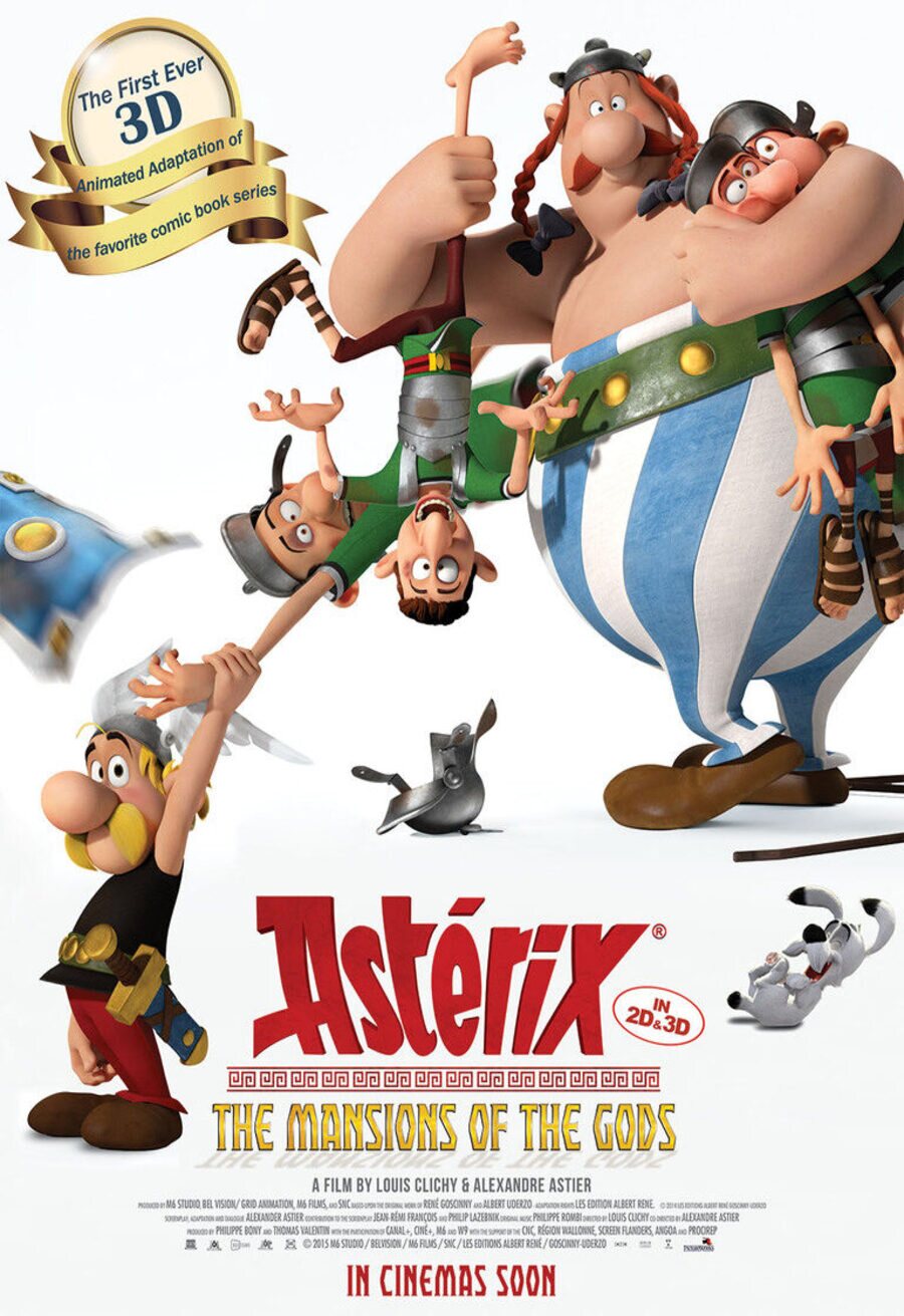 Cartel de Astérix: La Residencia de los Dioses - Reino Unido