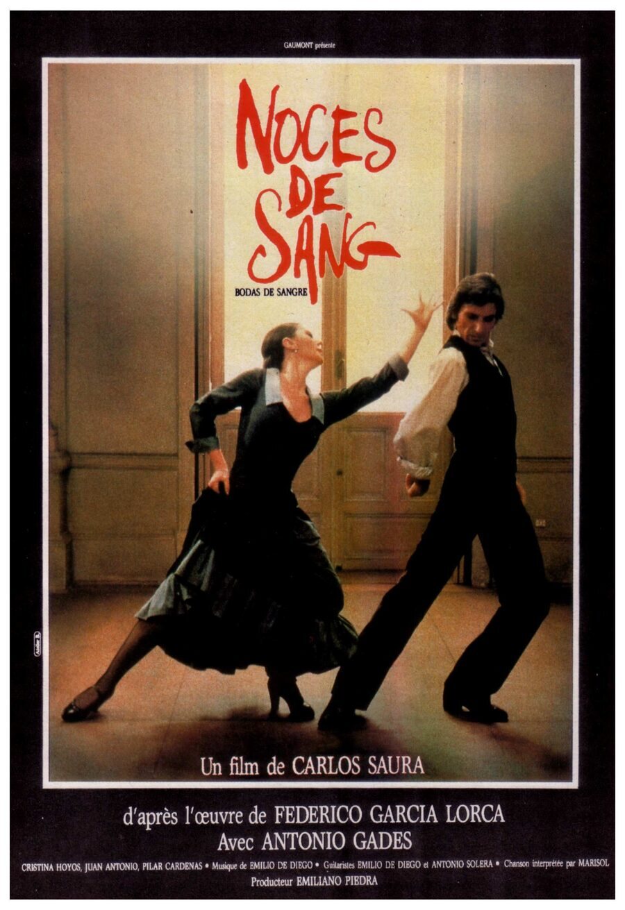 Cartel de Bodas de sangre - Francia