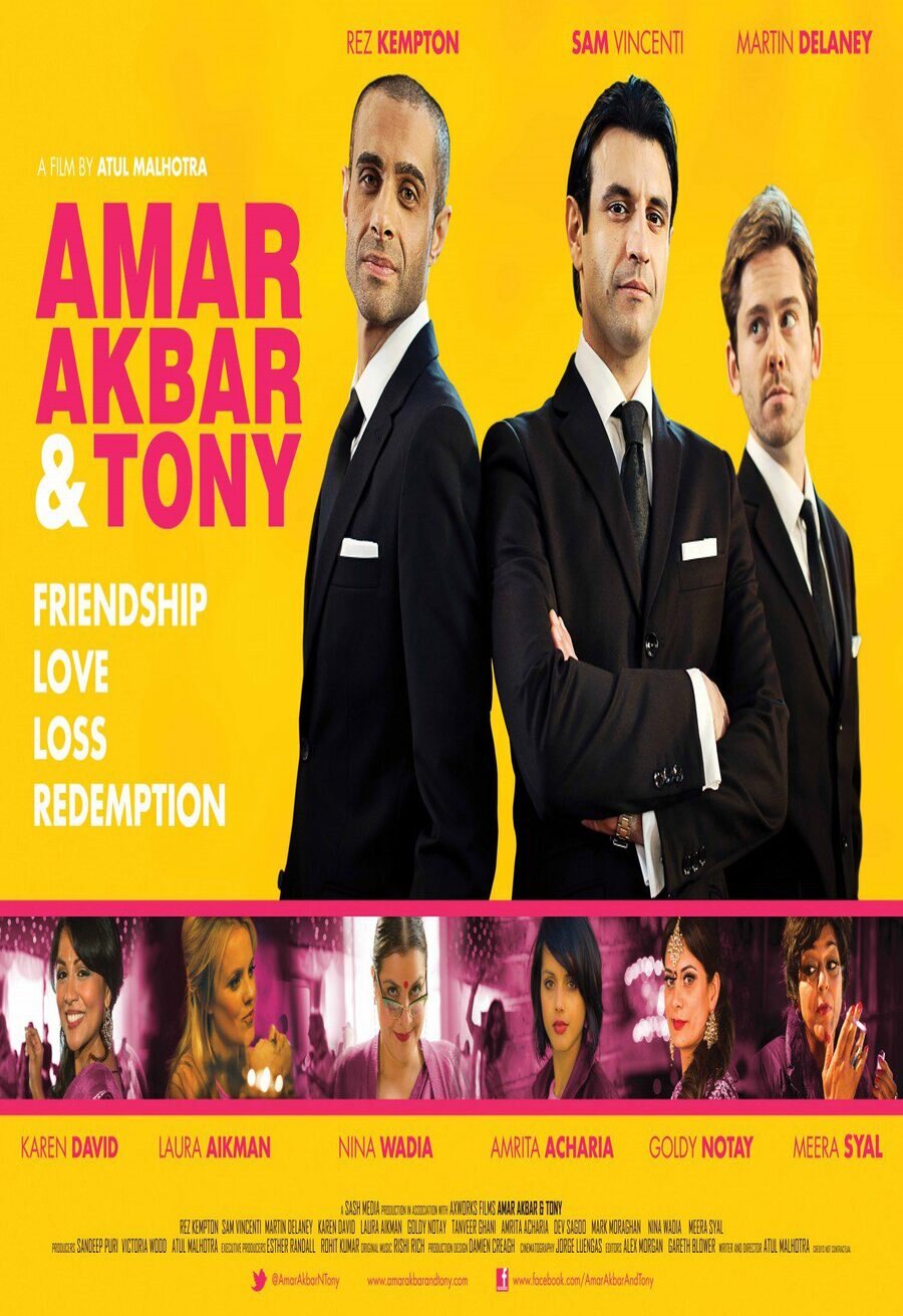 Cartel de Amar Akbar & Tony - Reino Unido