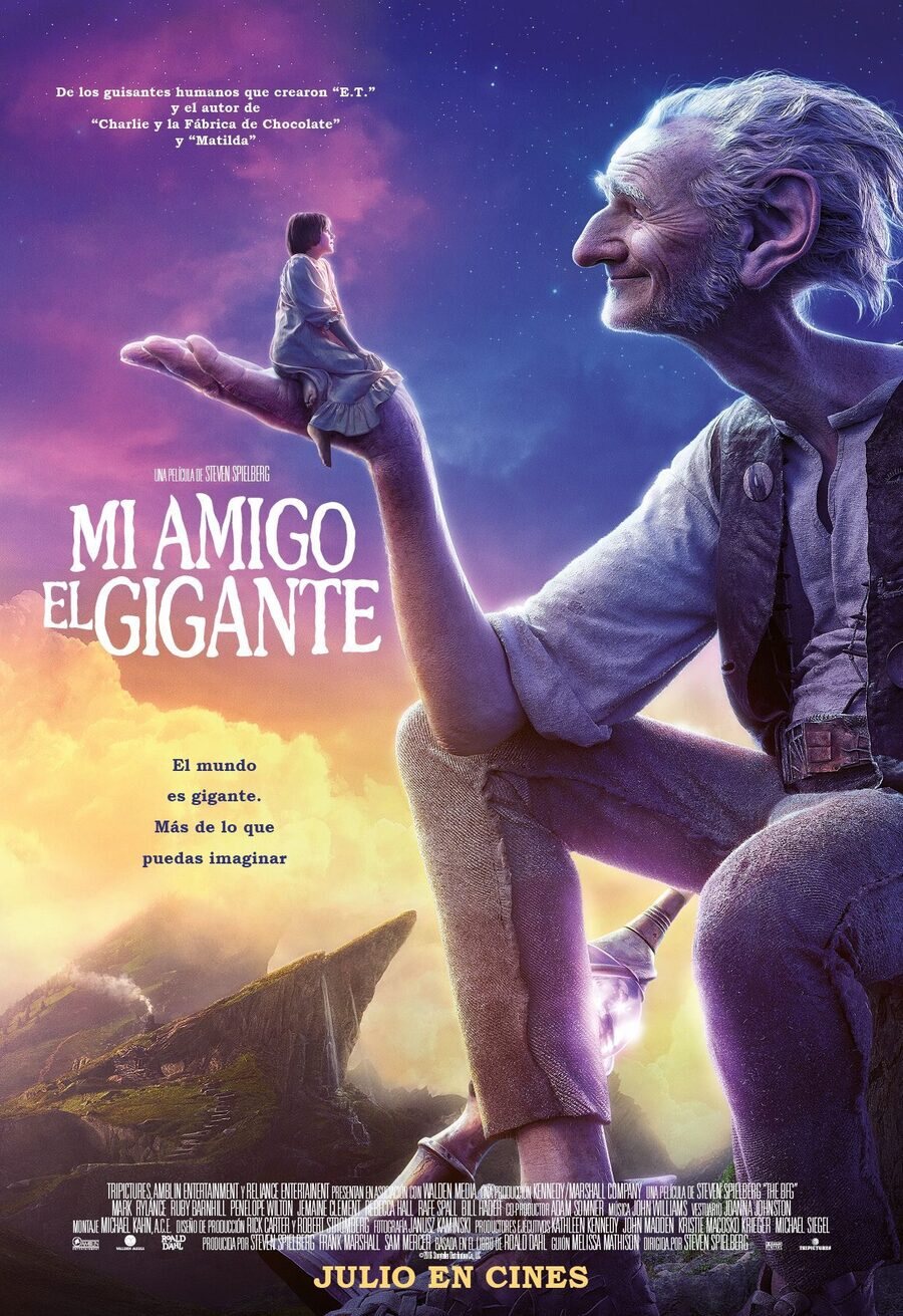 Cartel de El buen amigo gigante - España Oficial