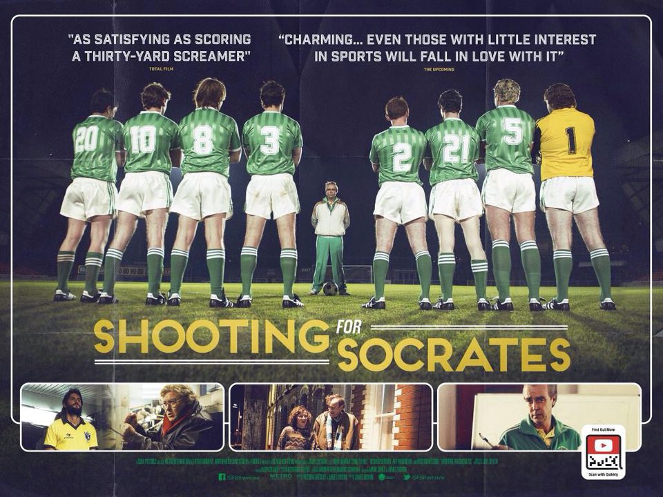 Cartel de Shooting For Socrates - Reino Unido