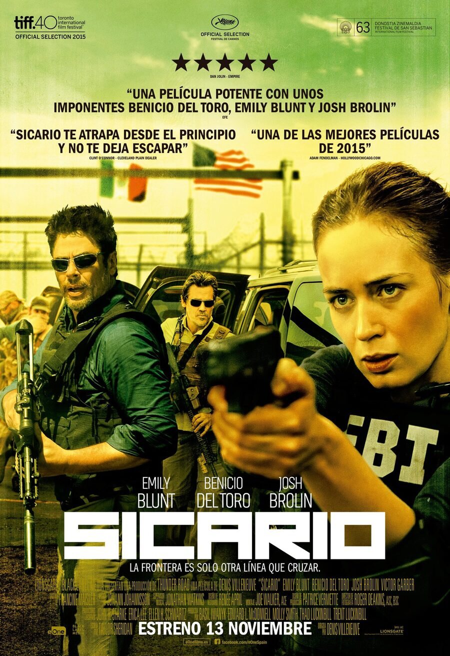 Cartel de Sicario: Tierra de nadie - España 2