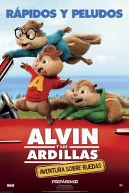 Cartel de Alvin y las Ardillas 4: Aventura Sobre Ruedas