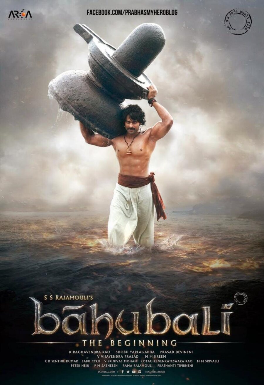 Cartel de Baahubali: The Beginning - India