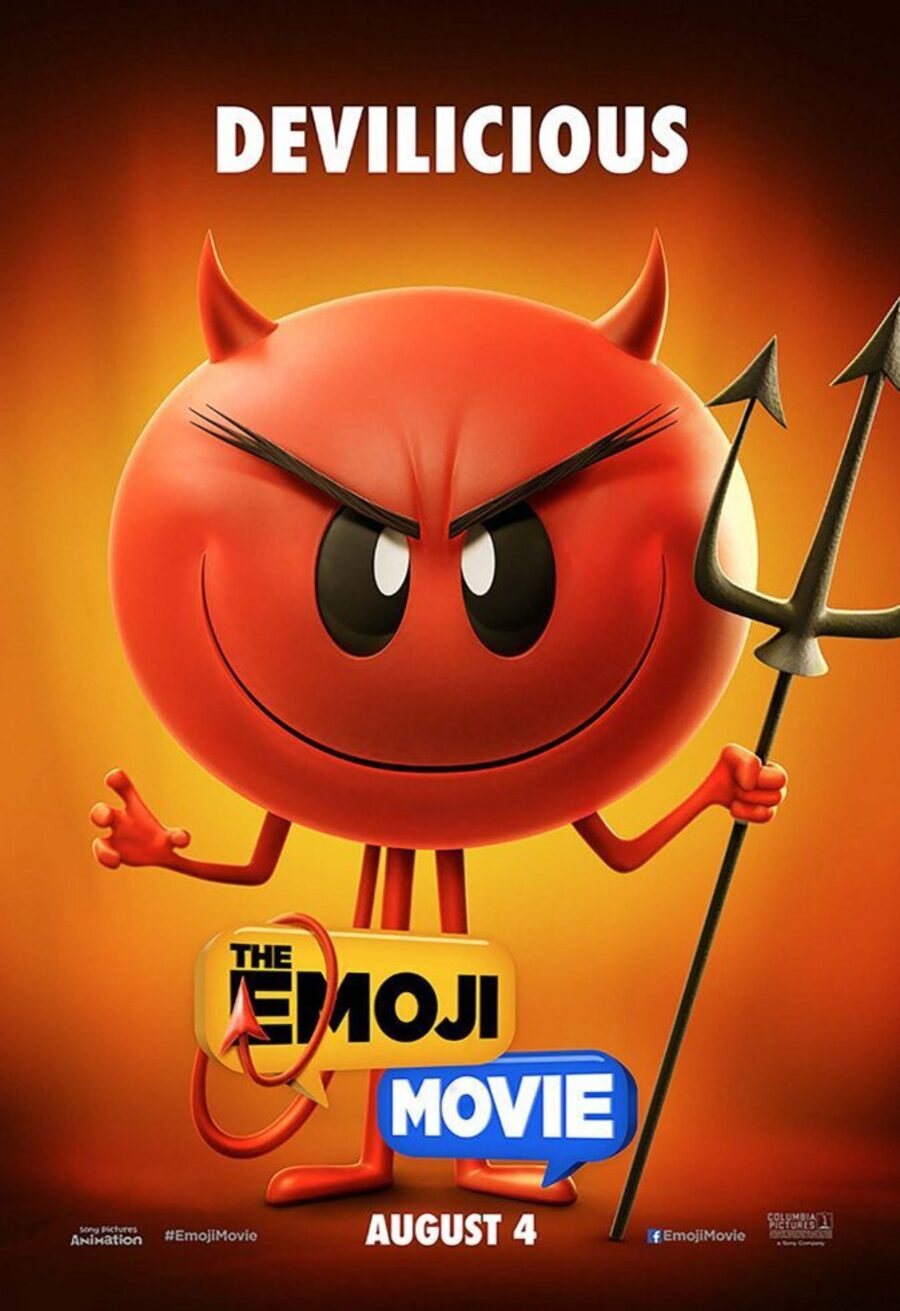 Cartel de The Emoji Movie - Póster 'Malicioso'