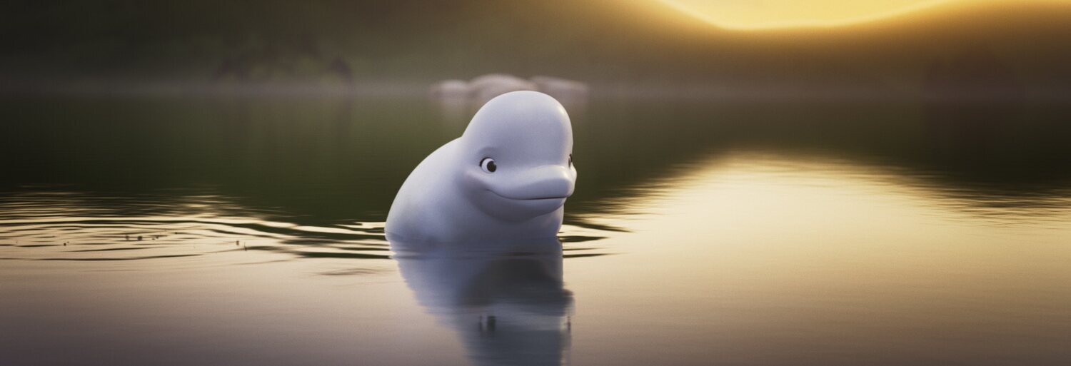 Katak, la pequeña ballena blanca