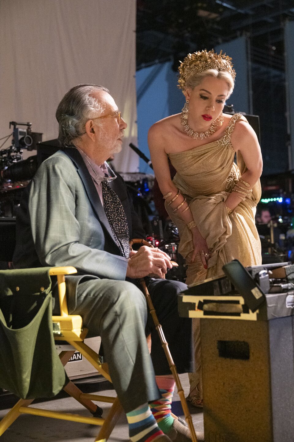 Francis Ford Coppola en el set de \'Megalópolis\'