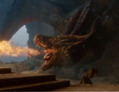 El guion del último episodio de 'Game Of Thrones' revela por qué Drogon quemó el Trono de Hierro