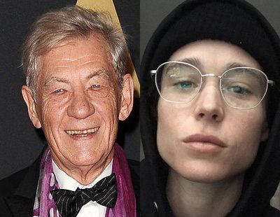 Ian McKellen está muy contento por Elliot Page: "Todo mejora porque ganas confianza en ti mismo"
