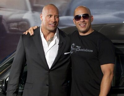 'Rápidos y Furiosos': Vin Diesel tuvo que aplicar "mano dura" con Dwayne Johnson