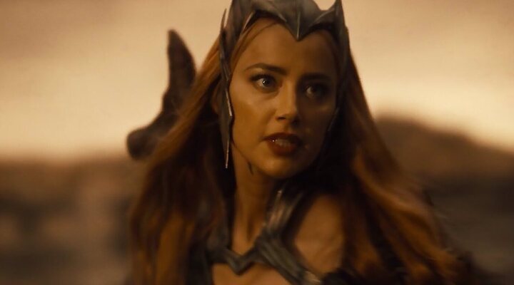 Amber Heard en 'La liga de la justicia de Zack Snyder'