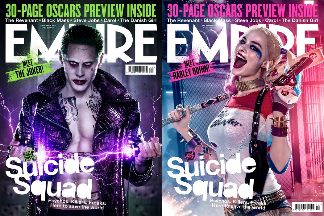 El Joker y Harley Quinn protagonizan las portadas de Empire