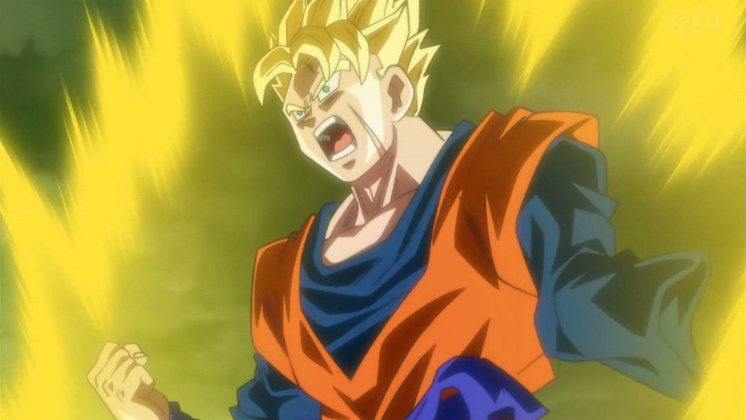 Gohan del futuro vs. Androides 17 y 18