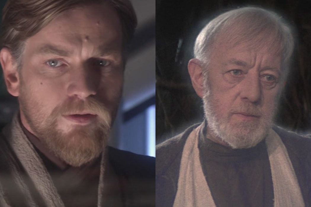 Ewan McGregor y Alec Guinness