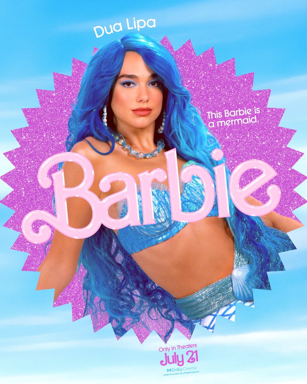 Dua Lipa es la Barbie sirena