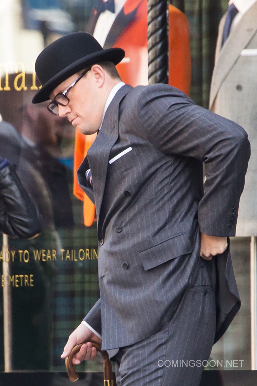 El actor en el set de Londres